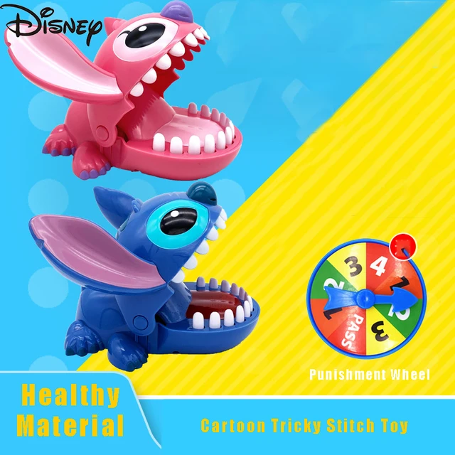 Jouets créatifs Disney pour enfants, point délicat, morsure au doigt, fête  aléatoire, amusant, Parent-enfant, accessoire de jeu, Stitch, ange, kawaii  - AliExpress