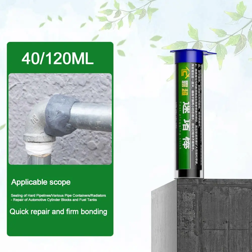120ml Epoxy Adhesive Glue High Temperature Resistance Quickly Repair Industrial Artifact Industry Downpipe Pipe Tool Repair