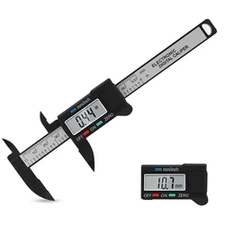 Eletrônico vernier caliper digital régua alta precisão plástico de aço inoxidável altura medição compasso de medição para trabalhar madeira
