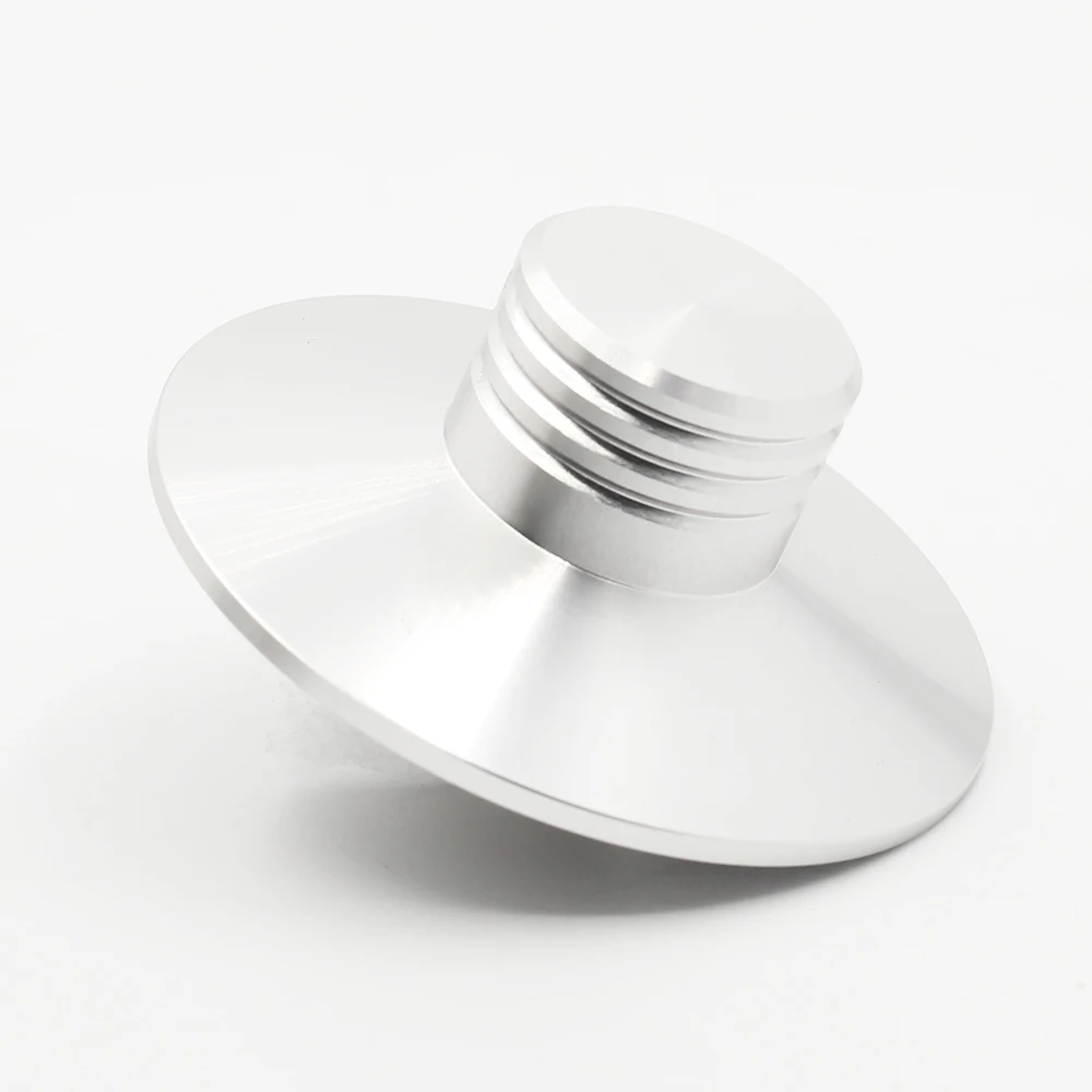 

NEW Black Silver Record Weight Clamp LP Vinyl Turntables Metal Disc Stabilizer