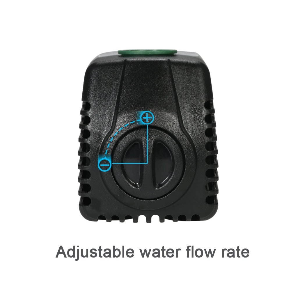 Submersible Water Pump 1500L/H 25W Submersible Water Pump for Aquarium Tabletop Fountains Pond Water Gardens and Hydroponic Systems with 2 Nozzles