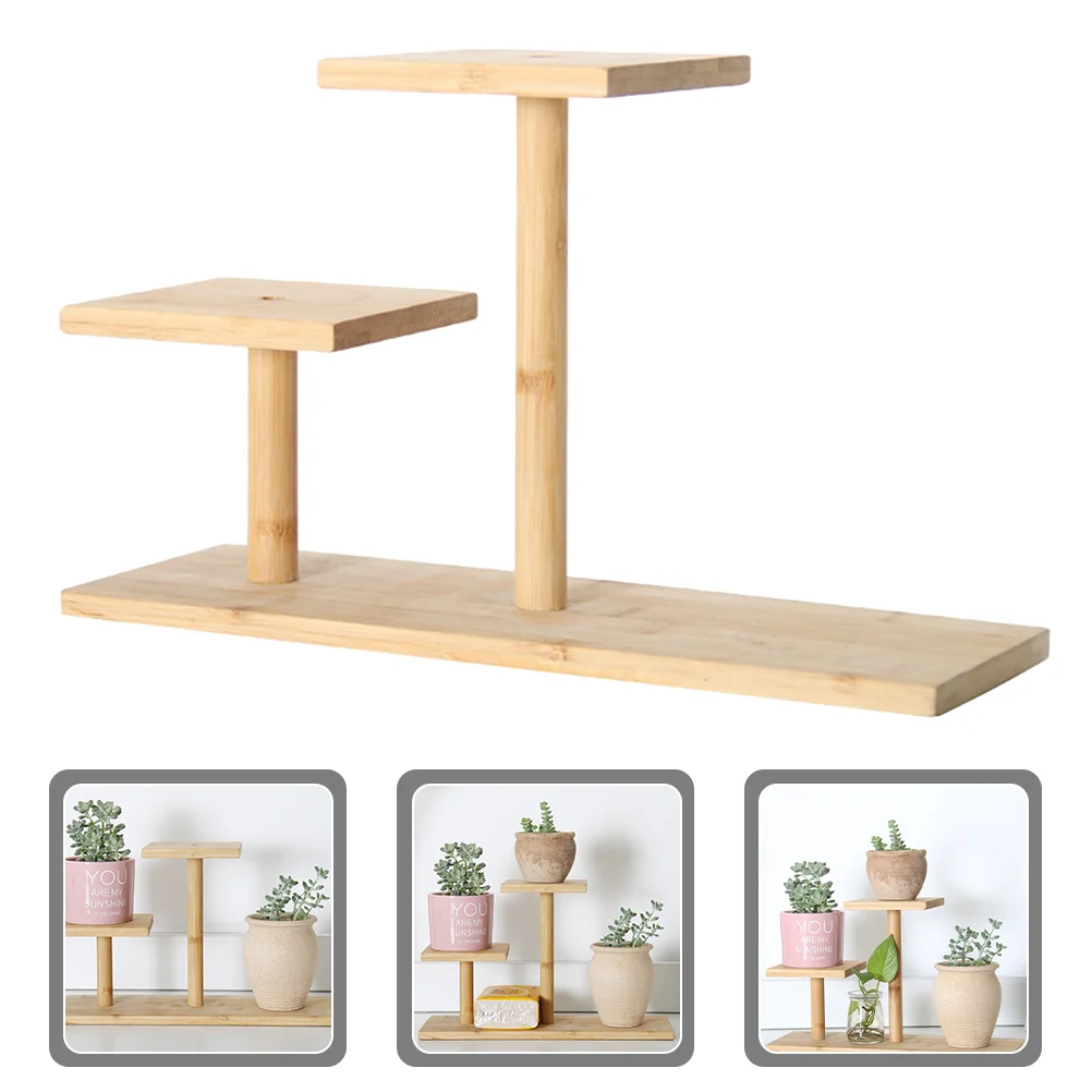 

Wood Display Shelf Stand 3 Display Shelves Indoor Display Shelf Stand Corner Display Shelf Stand Display Rack Multi-Tier Display