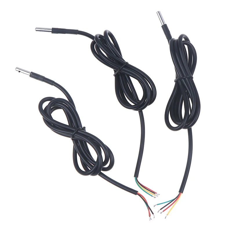 1Pc Waterproof Stainless Steel I2C IIC Temperature Humidity Sensor 1/2/3M Probe SHT20 SHT30 SHT40 Digital Module