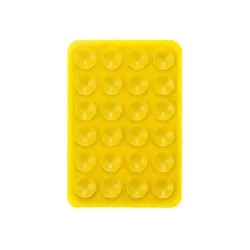 Silicone World Universal Phone Mount with Anti-Slip Suction Cups (Yellow)