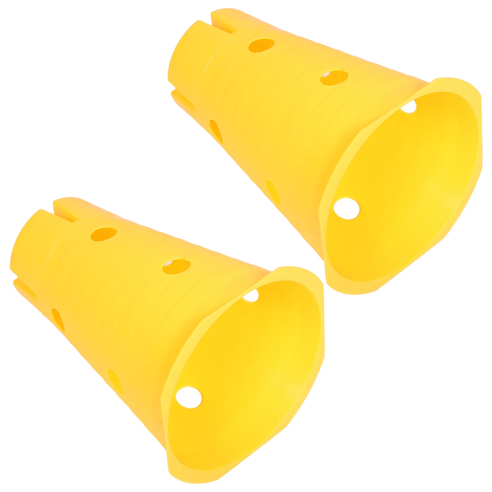 2 Pcs Small Hurdles Basketball Marker Cones Kids Football Equipment Sports Training Supplies Soccer Cone Foot Training Hoops