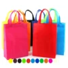 Reusable Non-woven Shopping Bag Eco-friendly Bag Handbag with Handle Solid Color Fabric Bag Birthday, Wedding Party Gift Bag 1