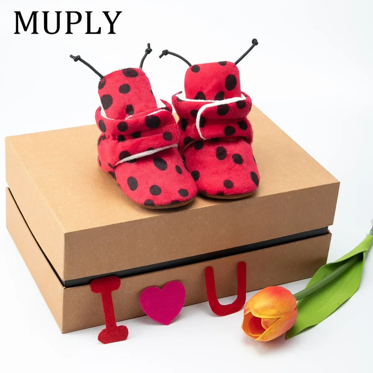 Boy Girl Soft Fleece Booties Cute Animal Theme Bee Tigers Giraffes Zebras Socks Shoes Non-slip Soft Bottom Casual Baby Shoes
