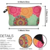Deanfun Colorful Mandala Flower Pretty Cosmetic Bag 3D Printed Waterproof Makeup Bag For Women  with mandora 6