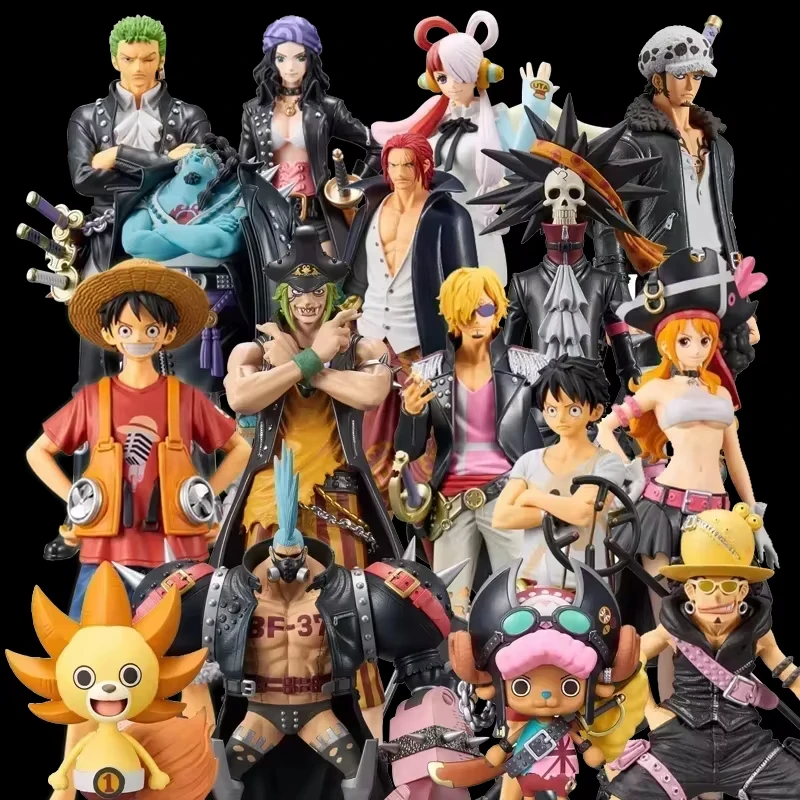One Piece Figure Mystery Box Luffy Zoro Sanji Mihawk Shanks 5-30cm
