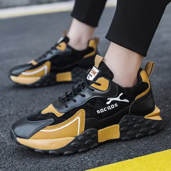 Spring Hot Sale Of The Season New Men's Mesh Breathable Sports Casual Fashionable Large Size Slip-On Shoes Comfortable round ...