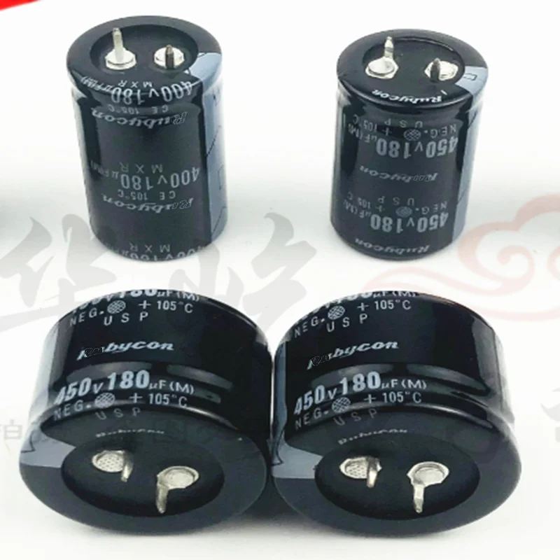 1pcs 450V180UF 22x30/35/40/45 25x25/30/35/40 30x25/30 180UF450V High voltage audio electrolytic capacitors