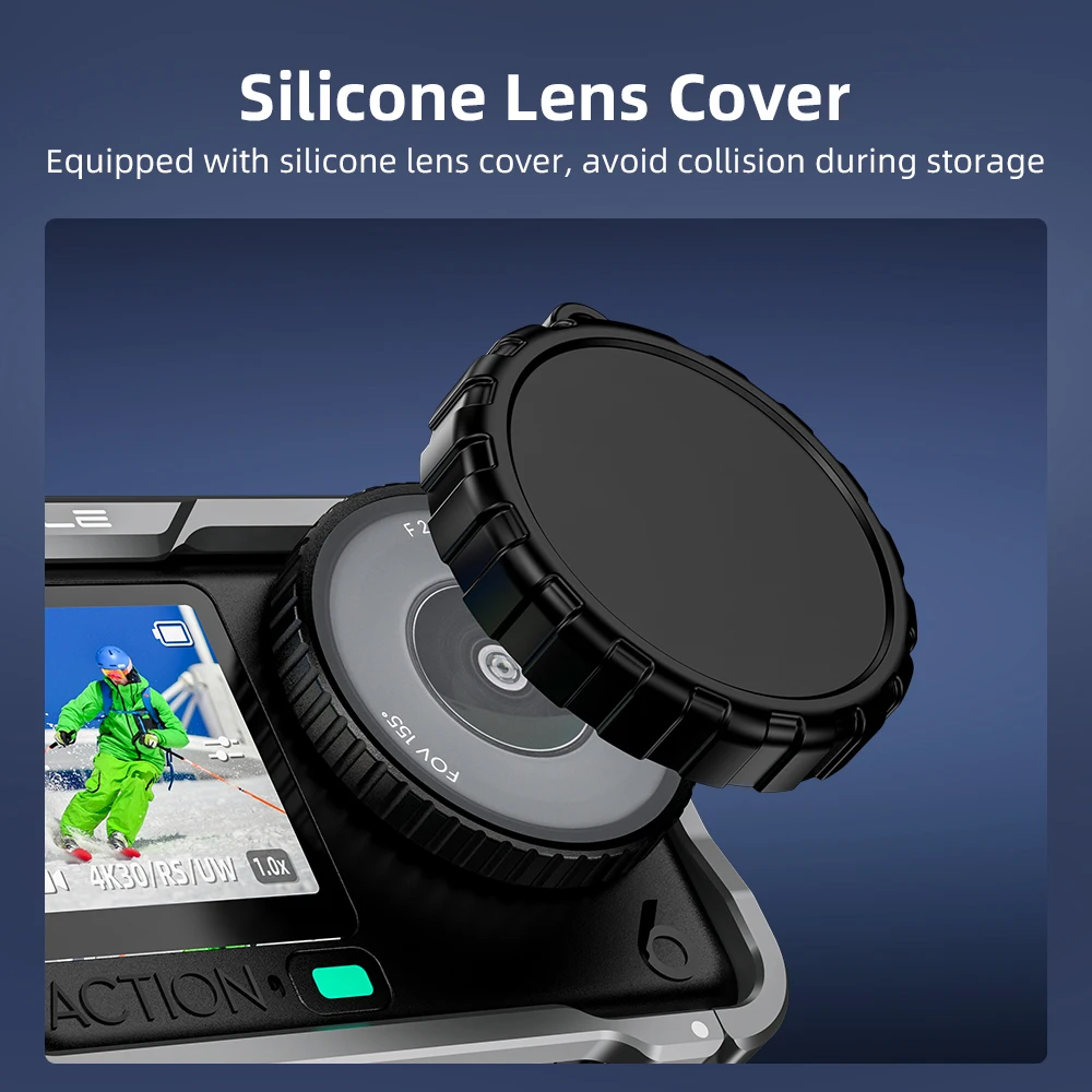 Flymile Metallkäfig für DJI Osmo Action 6, Schutzhülle, Schnellverschluss, Schutzrahmen, Gehäuse aus Aluminiumlegierung, Kamerazubehör – Detail 11