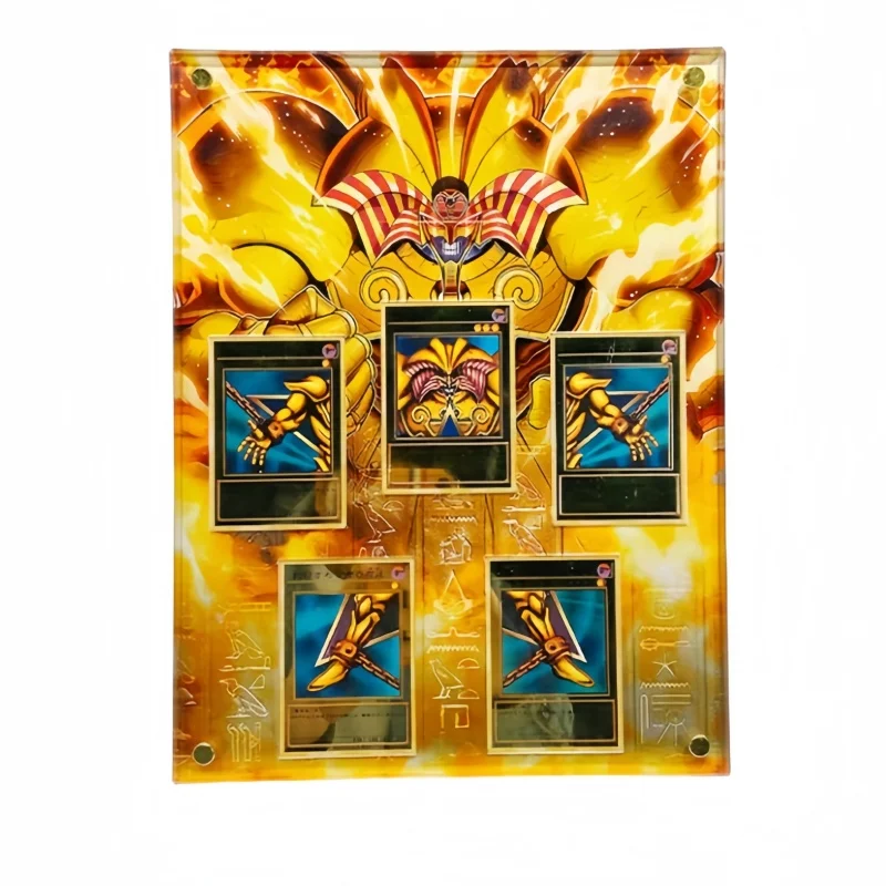 

Yu-Gi-Oh! Exodia The Forbidden One Acrylic Card Brick Anime Game Peripheral Collection Christmas Present DIY Homemade