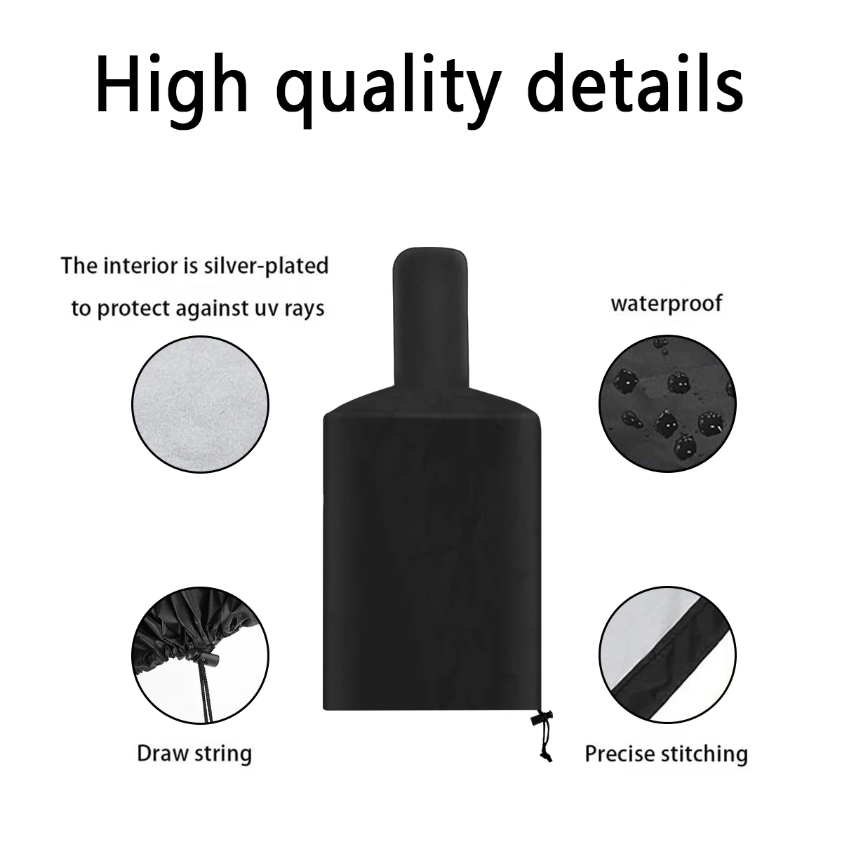 Pizza Oven Cover Grill Cover 170 x 65 x 55 cm