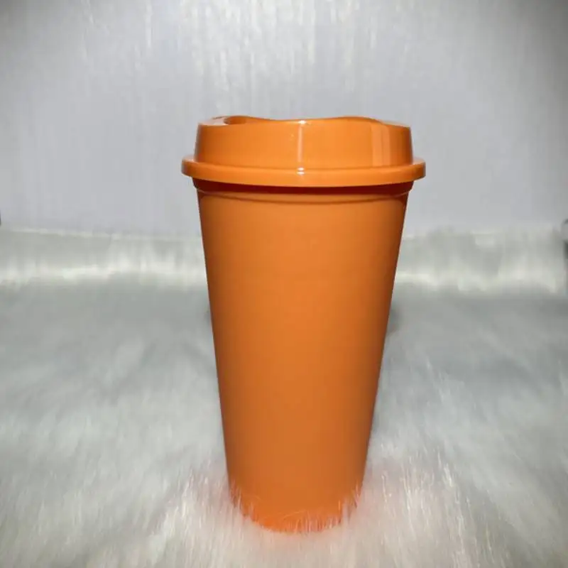 16oz Coffee Cup Blue Pink Coffee Mug With Lid Macarone Solid Color Mug  Eco-friendly Reusable Cups Dishwasher Safe Mug Cup - AliExpress