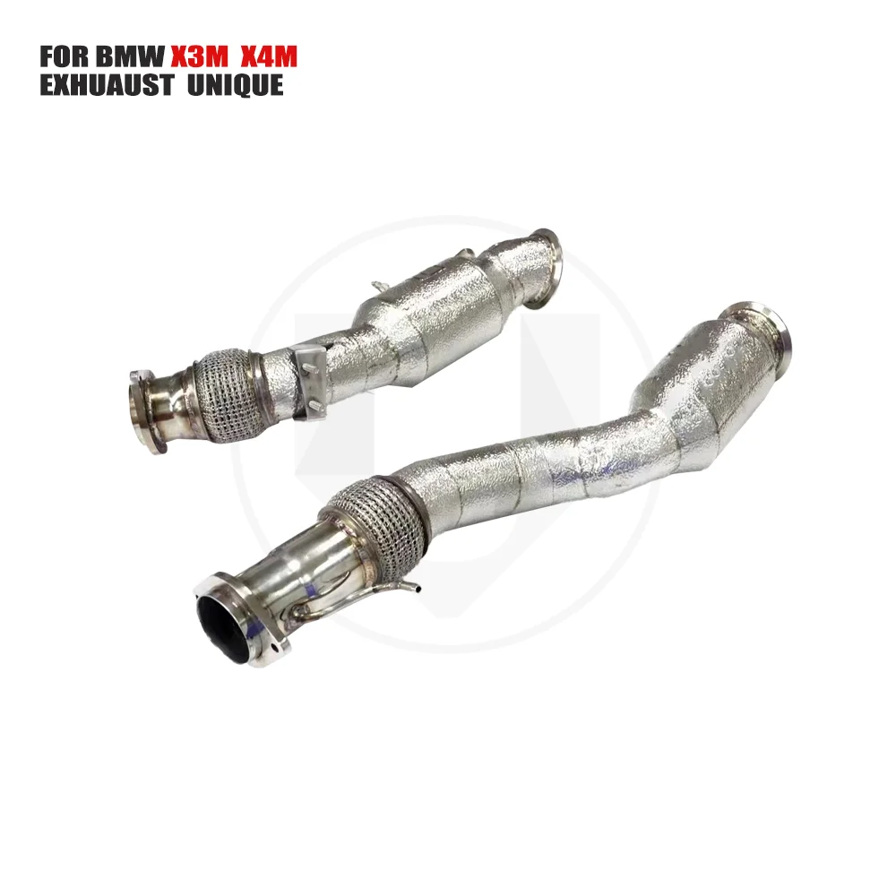 

UNIQUE Car Accessories Exhaust Downpipe High Flow Performance for BMW X3M X4M 3.0T 2019-2021 With OPF Catalytic Converter