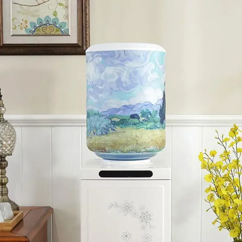 Printing Water Dispenser Cover Bucket Cover Dust Home Decor