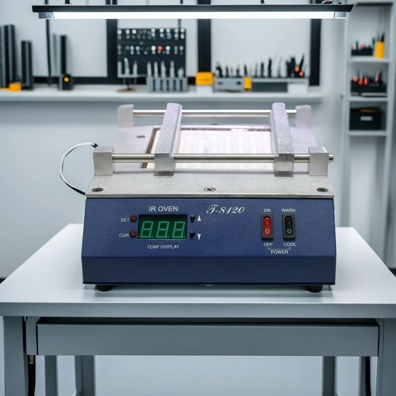 PUHUI T-8120 Preheating Oven Preheating Plate Infrared BGA Rework Station 2