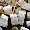 JIANWU 50mm*200cm Time Ode Series Vintage English Text Material Decor Washi Tape Creative DIY Journal Collage Stationery 3