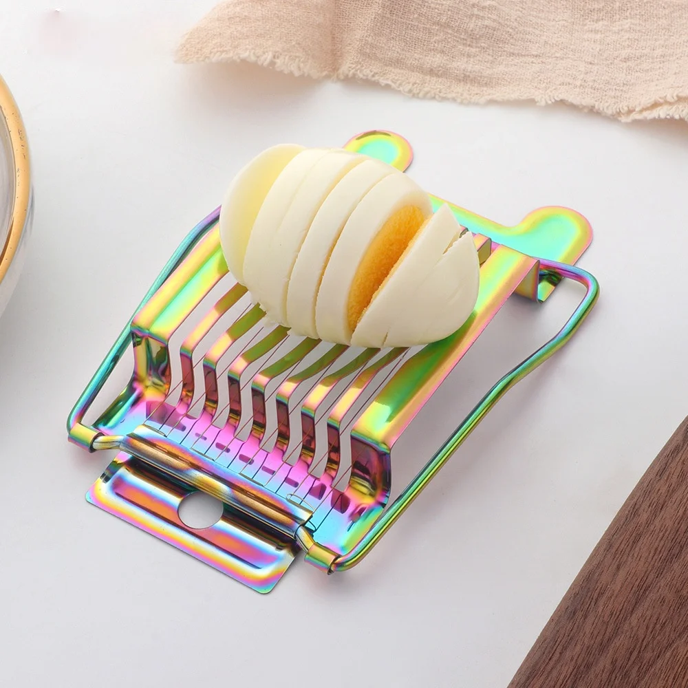 High-quality stainless steel slicer Kitchen baking gadget melon fruit egg flower petal slicer kitchen accessories