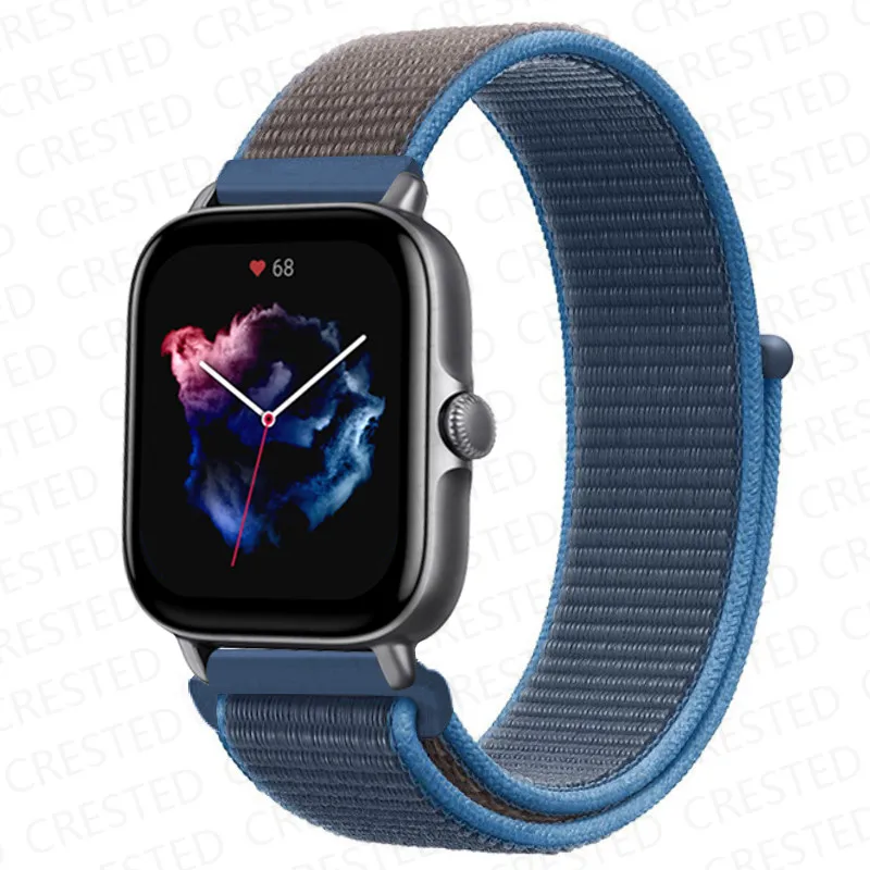 Nylon Sport Watch Band Bracelet - 20mm/22mm Adjustable Strap