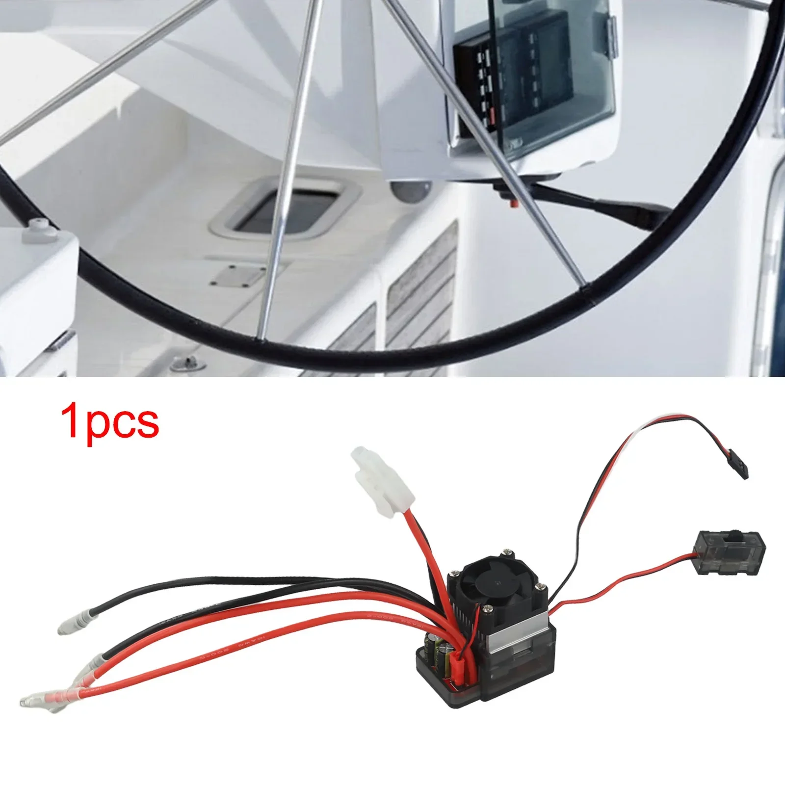 향상된 냉각 시스템 320A 다양한 RC 모델 자동차 및 보트용 이중 방향 ESC 브러시 모터 속도 컨트롤러