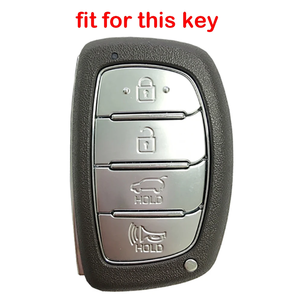 Keycare silicone key cover and keyring fit for : Venue, Elantra, Tucso