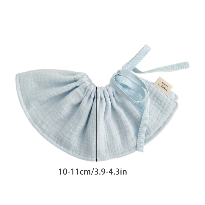 4 Layer Cotton Spit up Towel 4-Ply Cotton Teething Towel Feeding Towel for Baby 6