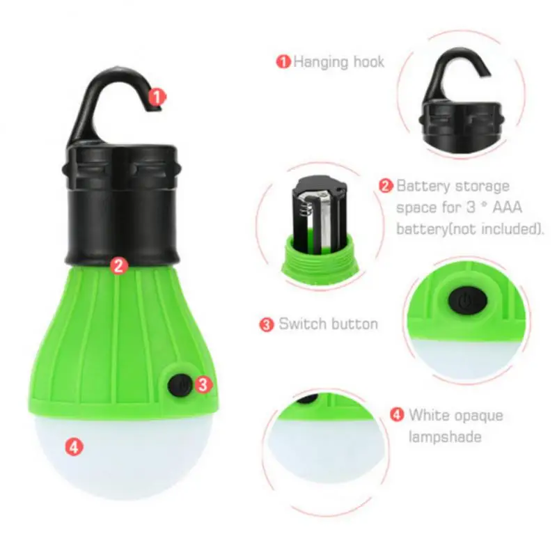 Portable Lanterns Camping Light Lamp Emergency Lights LED Bulb Waterproof Battery Lantern for Outdoor BBQ Camping
