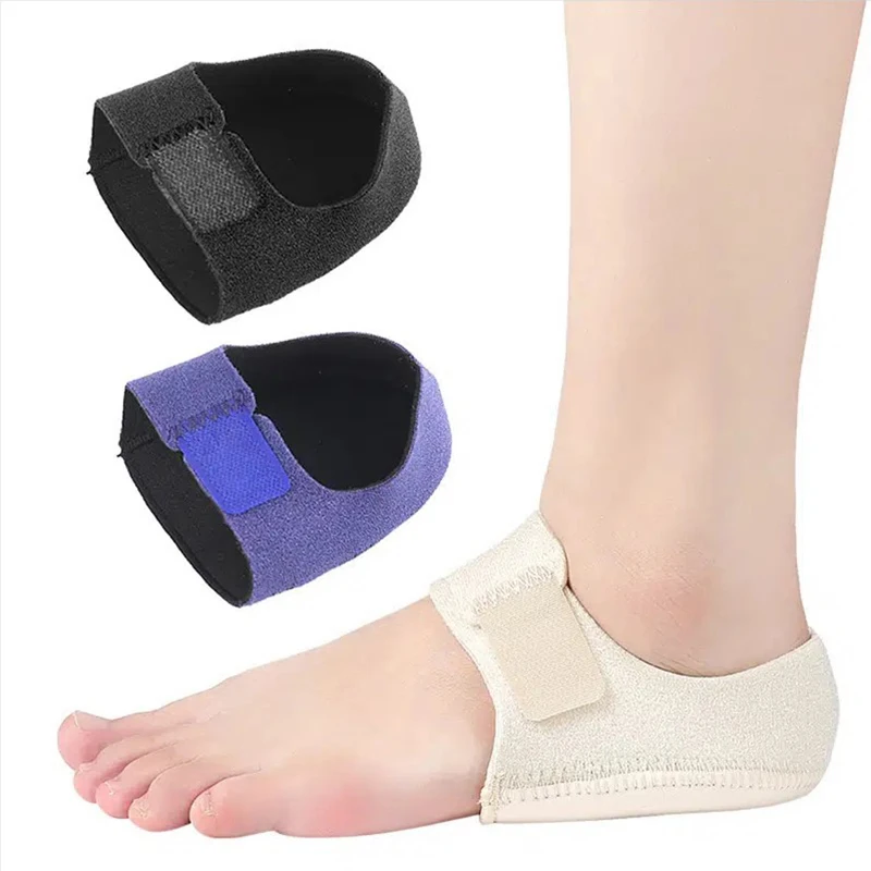 Heel Cushion Cups 1 Pair Gel Heel Cups for Pain Plantar Fasciitis Pads Great for Aching Feet Tendinitis Cracked Repair