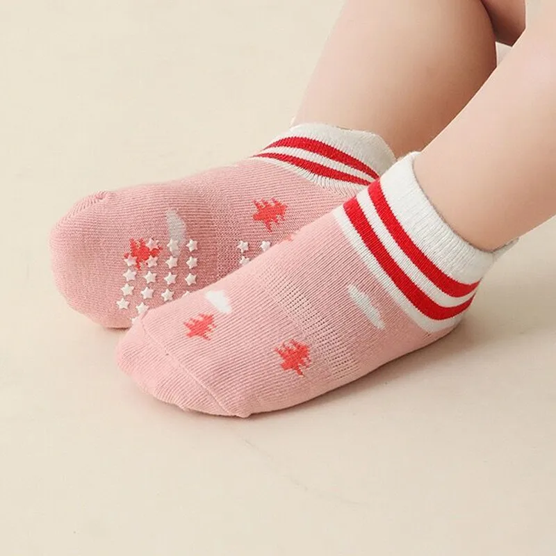 12 Pairs Non Slip Toddler Socks with Grip for Boys Girls Baby Infants Kids Anti Skid Cotton Crew Socks 1-7Years 27 Saf63897f10f442df8399c0c4af44a4d8p