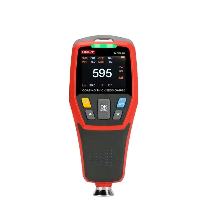 

Digital Coating Thickness Gauge Automobile Paint Detector Used Car Paint Thickness Measuring Instrument UNI-T UT343D