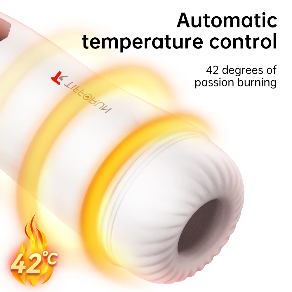 Masturbatore maschile retrattile automatico vibrante spinta pompino succhia Masturbatio_voghion.com