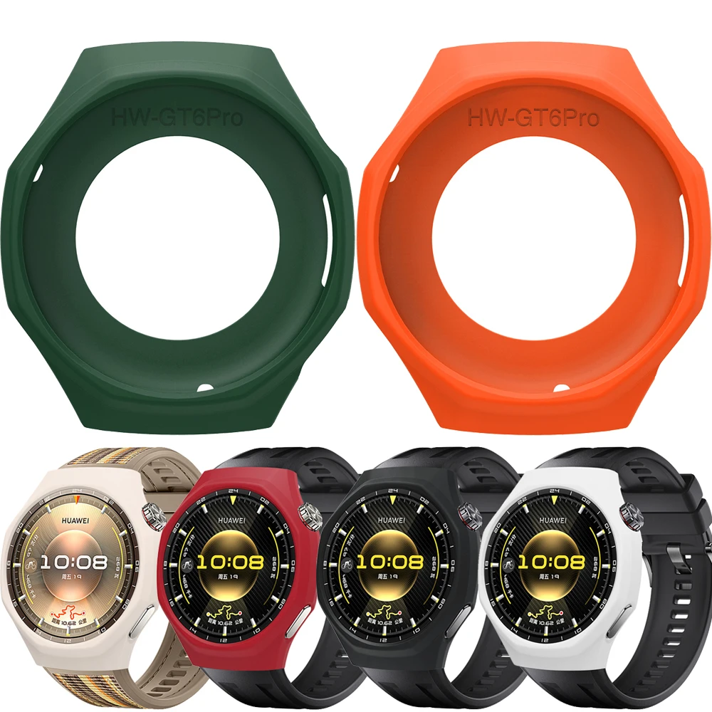 Shockproof Clear Silicone Protective Watch Case - 46mm Cover Shell Replacement