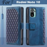 For Xiaomi Redmi Note 10 Case for Redmi Note 10 5G Case Magnetic flip leather Wallet Book Cover Redmi Note10 phone case 4G etui 1