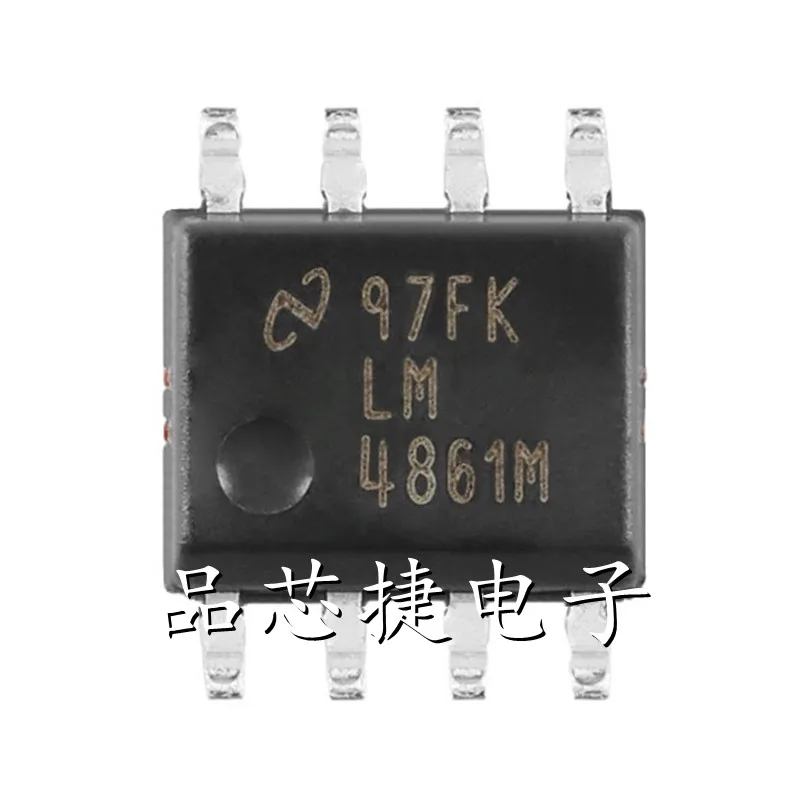 

10pcs/Lot LM4861MX/NOPB LM4861MX Marking LM4861M SOIC-8 1.1-W, Mono, Analog Input Class-AB Audio Amplifier