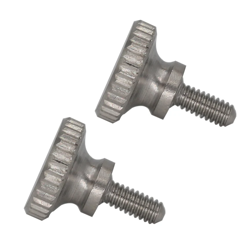 

M5 M6 OD 30mm 35mm 40mm 45mm 50mm Length 304 Stainless Steel Bolt High Head Curtain Glass Mirror Knurled Thumb Screw With Collar