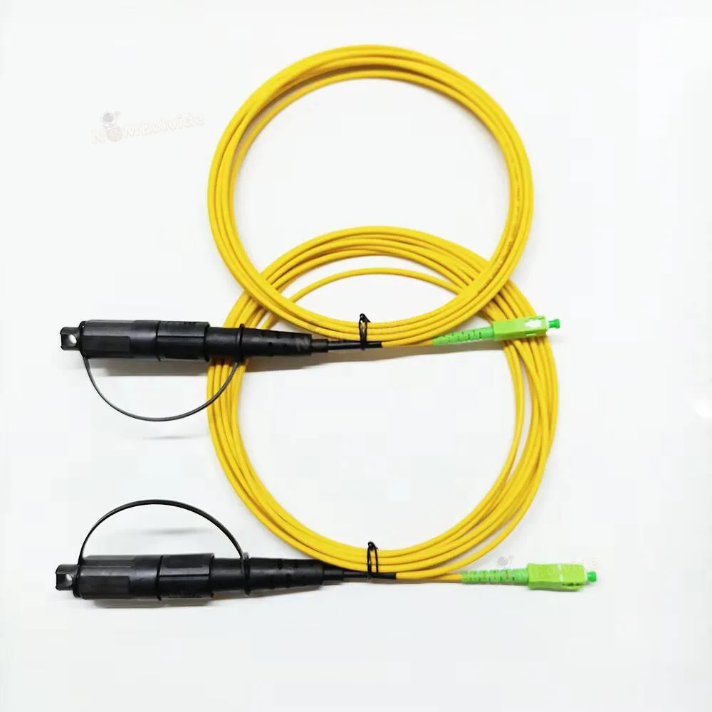 5 Pieces Fiber Optic Patch Cord Waterproof SC/APC Optitap Fiber Optic ...