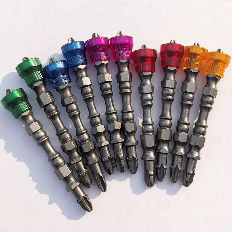 

65mm Strong Magnetic Screwdriver Bit Set Electronic Screwdriver Bits For Plasterboard Drywall Screw Driver Woodworking tools