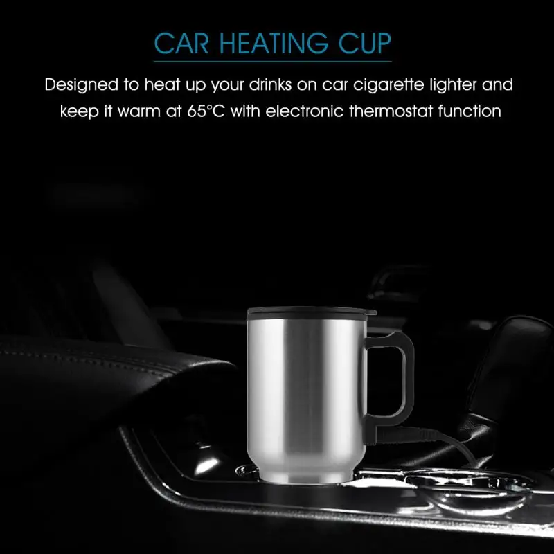 Bouilloire électrique en acier inoxydable de 750ml, tasse chauffante avec  couvercle scellé pour chauffer l'eau - AliExpress