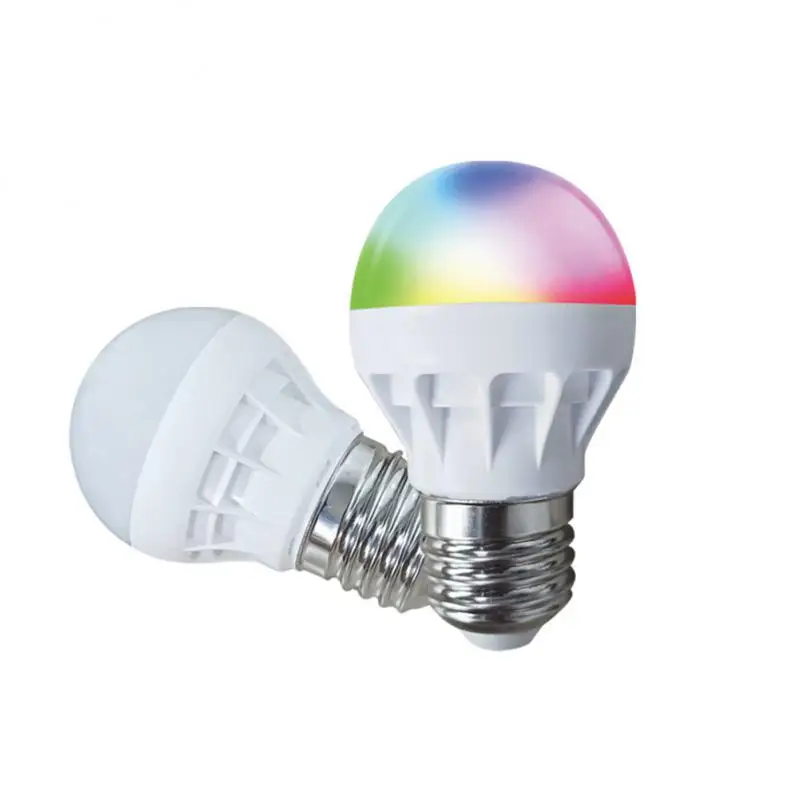 

40lm Smart Bulb Dimmable Home Decor 110v Smart Rgb Led Light Remote Control Smart Home 1.5w Smart Lamps E26