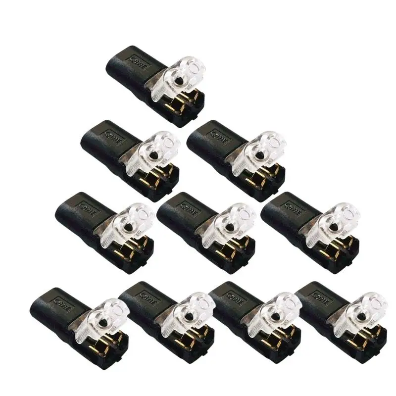 

Разъемы для автомобильных проводов, 10 шт., разъем для автомобильного кабеля, Клеммная клемма без зачистки, зажимный блок
