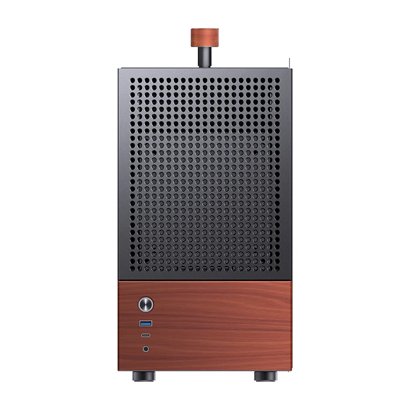 【中古】JONSBO T6 ハンドル兼ヘッドホンハンガーを備えたMini-ITXケース「JONSBO