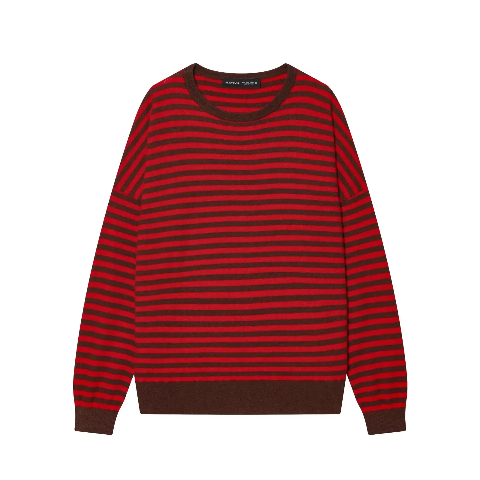 Chic Autumn Winter Knitted Pullover Women Vintage Stripe Sweater Fashion Casual Long Sleeve Female Elegant Knitwear Top
