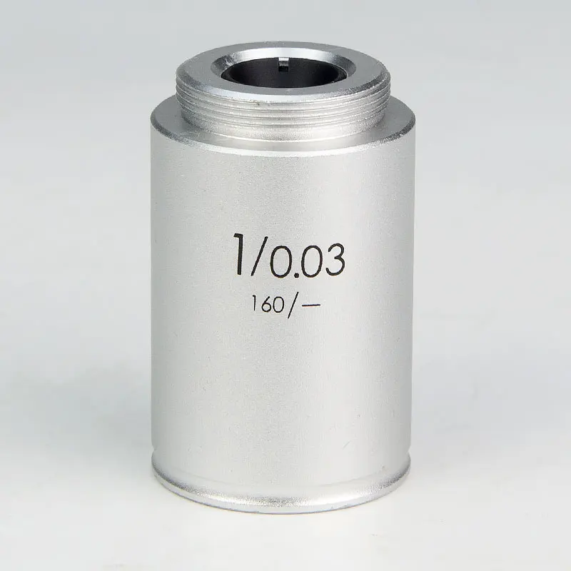 Microscope Objective Lens 1X 2X 195 Achromatic Low Power Objectives RMS Thread 20.2mm Biological Microscope Lens