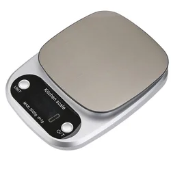 Stainless Steel Digital Kitchen Scale with LCD Display for Accurate Food and Coffee Measurement (10KG)
