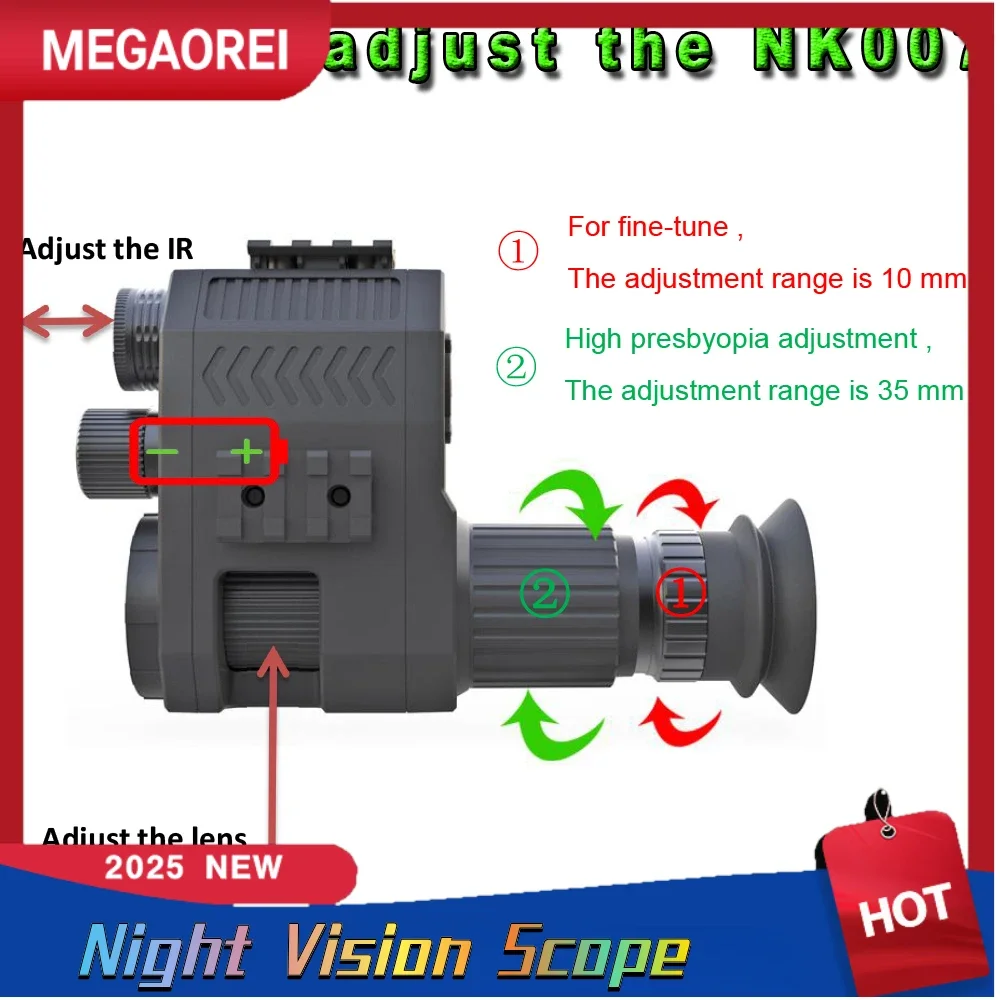 1080P Night Hunting Scope Binoculars Hunting Camera Scope For Fishing And hunting trail camera,trail camera,binoculars night vision