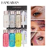3 Colors/set Multifunctional Eye Glitter Cream Nail Hair Body Face Glitter Gel Flash Loose Sequins Cream Festival Glitter Deco 1