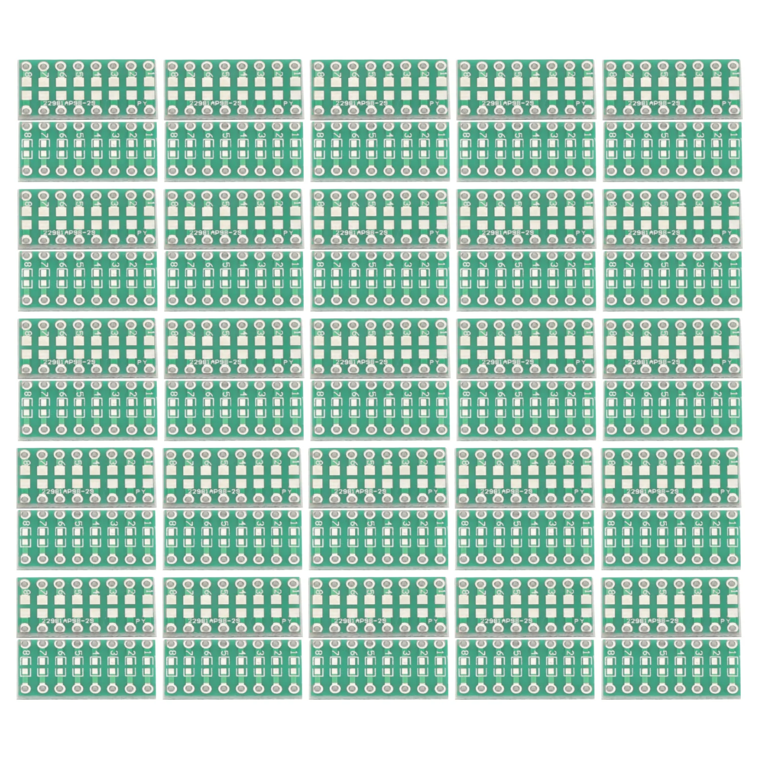 50PCS SMD 0805 0603 0402 to DIP Adapter Capacitor Resistor LED IC Adapter Socket Breakout Board