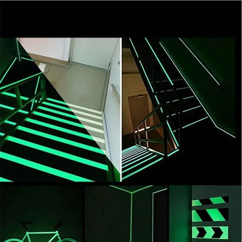 Fluorescent Tape 3m Long Stair Floor Warning Safety Scene Sticker Home Decorative Party Supplies